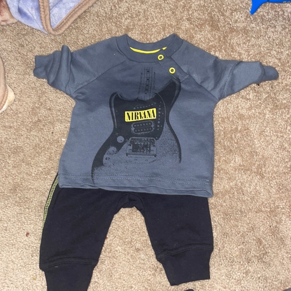 Baby boy nirvana outfit